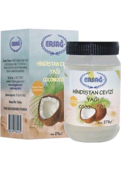 Hindistan Cevizi Yağı 270 gr - 2062