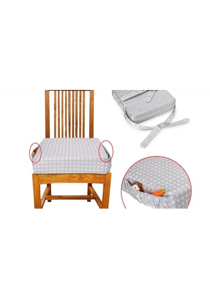 Çocuk Artan Sandalye Pad Yumuşak Bebek Yemek Yastık Ayarlanabilir Çıkarılabilir Öğrenci Koltuğu Sandalye Booster Yastık Pram Sandalye Pad | Booster Koltukları (Yurt Dışından)