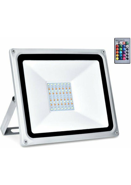 50 W LED Sel Işık Rgb Renk Değiştirme Işıklandırmalı Açık Bahçe Lambası (Yurt Dışından) fiyatları