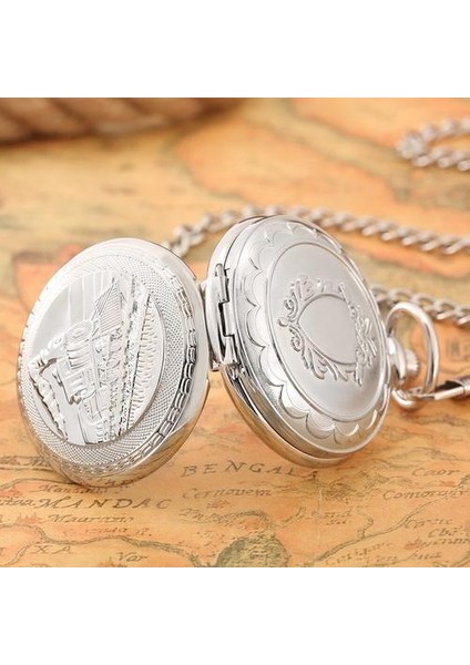Gümüş Lokomotif Mekanik El Rüzgar Hareketi Nefis Cebi Çift Kapak Tasarım Eski Saat Kalın Zincir Kolye Saatler | Pocket & Amp;fob Saatler (Yurt Dışından) indirimleri