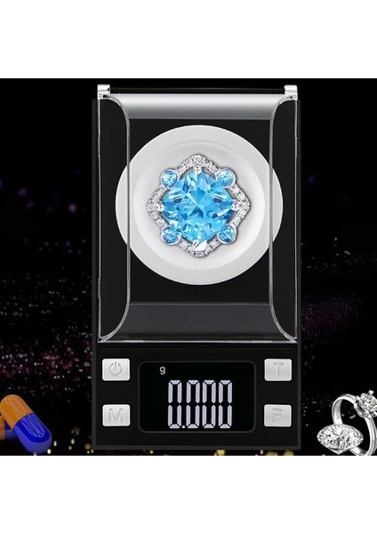 Hassas Cep Takı Ölçeği Mini Elektronik Ölçek Yüksek Hassasiyetli Altın Karat Dengesi Milligram Ölçeği (Yurt Dışından)