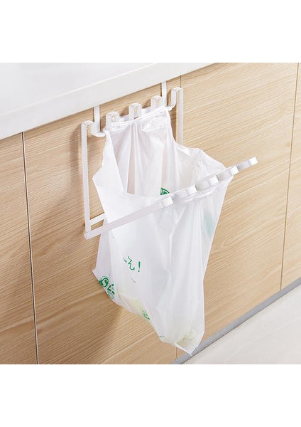 Katlanabilir Sağlam Demir Aşırı Kabine Kapı Çöp Çantası Organizatör Raf Mutfak Plastik Çöp Çantası Tutucu | Plastik Çöp Çantası Tutucu | Organizatör Rackrack Mutfak (Yurt Dışından)