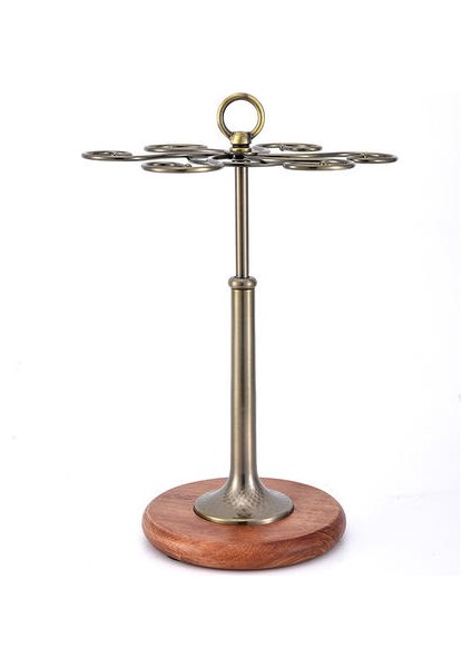 Bardaklar Yaratıcı Avrupa Retro Kupası Tutucu Metal Ahşap Şarap Cam Raf Şarap Dolabı Dekorasyon Şarap Rafı | (Yurt Dışından)