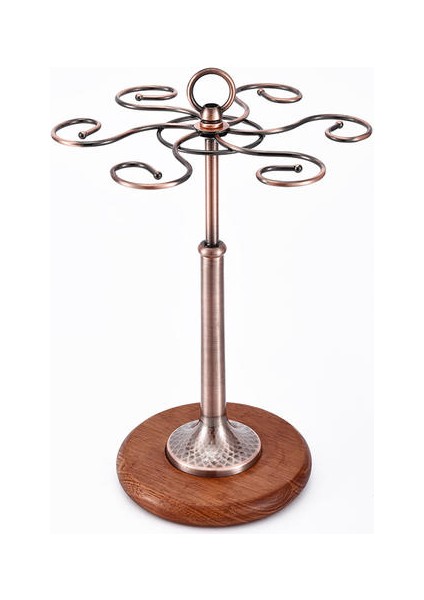 Bardaklar Yaratıcı Avrupa Retro Kupası Tutucu Metal Ahşap Şarap Cam Raf Şarap Dolabı Dekorasyon Şarap Rafı | (Yurt Dışından) fiyatları