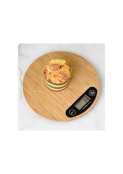 5 kg / 1g Dijital Terazi Elektronik Gıda Ev Eşyaları Yuvarlak Mutfak Takı Ağırlığı Akıllı Timemore Ölçüm Araçları Aksesuarları | Tartım Terazi (Yurt Dışından)