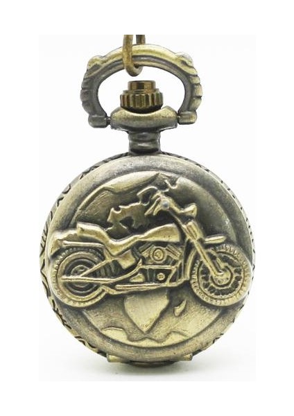 Steampunk Motosiklet Retro Çevirme Cebi Kolye Kolye Noel Ağacı Hediye Asmak | Cep ve Amp;fob Saatler (Yurt Dışından)