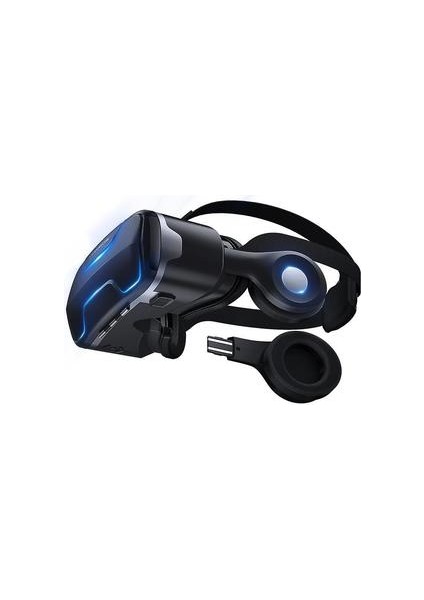 G02ED Vr Shinecon 8.0 Standart Edition ve Kulaklık Sürümü Sanal Gerçeklik 3D Vr Gözlük Kulaklık Kaskları Isteğe Bağlı Controlle (VR-056) (Yurt Dışından)