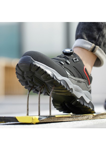 Düğme Işçilik Sigortası Ayakkabı Erkek Dört Mevsim Hafif Anti-Smash Anti-Delinme (Yurt Dışından) modelleri