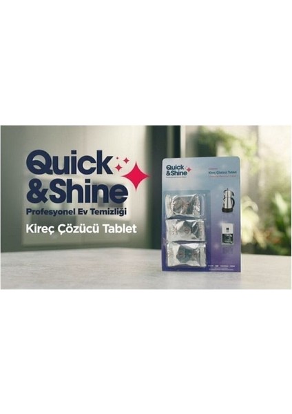 Kireç Çözücü Tablet Quik&shine fiyatları