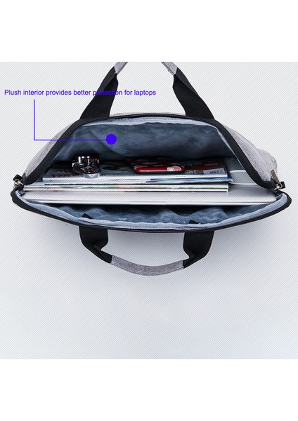 13 Inç Dizüstü Bilgisayar Taşıma Çantası 300D Katyonik Kumaş Anti-Şok Dizüstü Bilgisayar Crossbody Çanta (Yurt Dışından) fırsatları