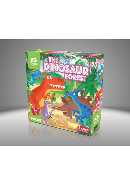 The Dinosaur Forest Pre School Puzzle 12 Parça