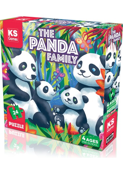 The Panda Family Pre School Puzzle 24 Parça