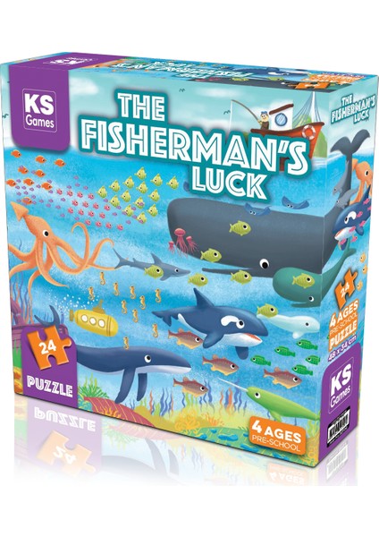 KS Games The Fisherman Sluck Pre School Puzzle 24 Parça