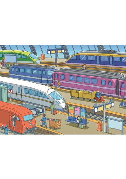 The Railway Station Pre School Puzzle 35 Parça