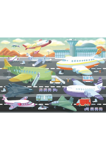 KS Games The Airport Runway Pre School Puzzle 24 Parça