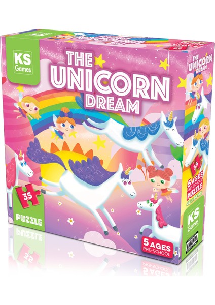 The Unicorn Dream Pre School Puzzle 35 Parça