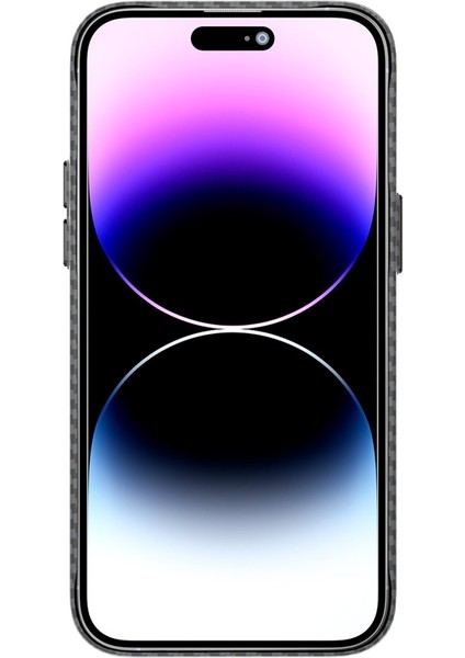 Apple iPhone 14 Pro Max Kılıf Mekanik Görünümlü Wireless Şarj Destekli Magsafe Mekanik Kapak