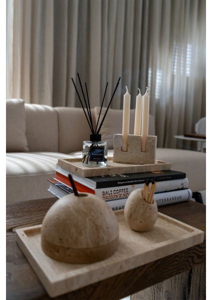 Mermer 3 Kollu Şamdan modelleri