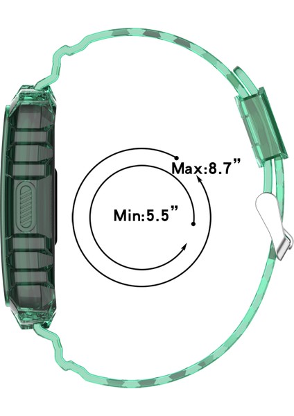 Huawei Band 7 Küçük Bel Için Glacier Armor Şeffaf Silikon Kayış (Yurt Dışından) fırsatları