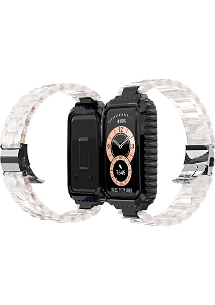 Huawei Band 6 / Honor Band 6 Için Paslanmaz Çelik Saat Bandı (Yurt Dışından)