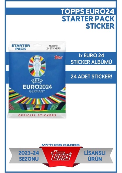 Mythos Cards Euro 2024 / Starter Pack - Sticker