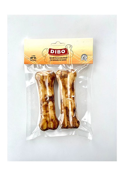 Ciğerli Natürel Press Kemik Köpek Ödülü 2'li 75-80 gr 13 cm