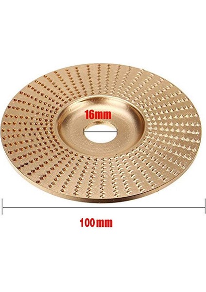 Açılı Taşlama Disk Öğütücü Şekil Disk Ahşap Çelik Taşlama Gravür Taşlama Diski Aurum 100 X16 mm (Yurt Dışından)