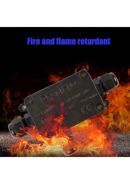 Dış Mekan Bağlantı Kutusu Suya Dayanıklı IP66 Elektrik Kablosu Konnektör Kutusu 2 3 Yollu Jessica (Yurt Dışından) modelleri