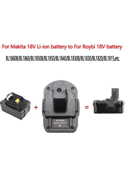Makita 18V Pil Için Oypfxmı Pil Adaptörü MT20RNL, Roybi 18V Alet Kullanımına Dönüştürme, Makita Için Ryobi 18V Pil'e Dönüştürme (Yurt Dışından) modelleri