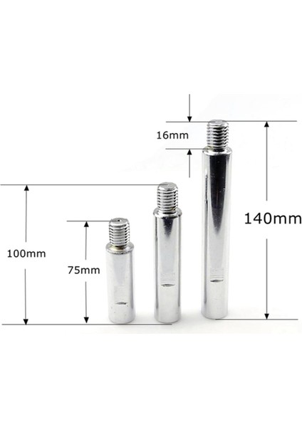 125 Parlatma Makinesi Açı Öğütücü Uzatma Çubuğu M14 Adaptör Çubuk Parlatma Güzellik Parlatma Aracı 140MM (Yurt Dışından)