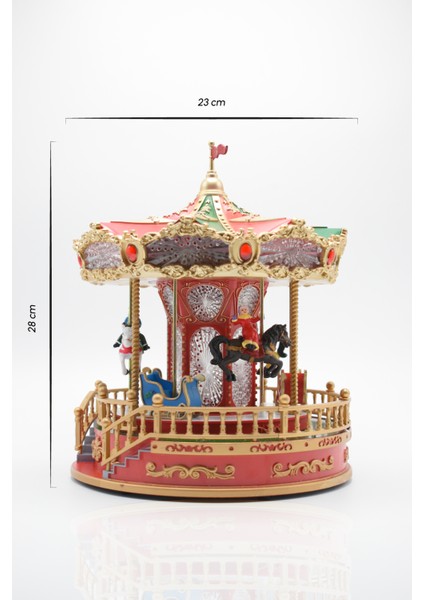 Premium Collection Yılbaşı Süsü Atlıkarınca Xl