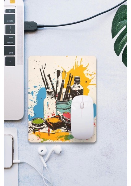 Sonictouch Boya Seti Temalı Pürüzsüz Yüzey Kaymaz Taban Dikişsiz Kenar Gamer Oyuncu Mouse Pad 19X23CM