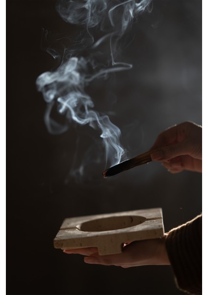 Mermer Palo Santo Tütsülük ve Kül Tablası