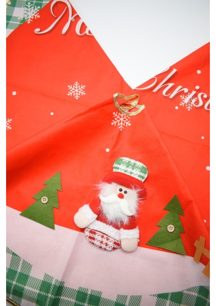 Premium Lüx Ağaç Örtüsü 90*90 Cm Yeşil-Kırmızı fırsatları