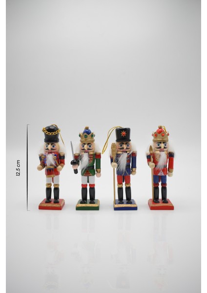 Premium Collection 4lü Dekoratif Kurşun Asker Seti 12.5 Cm