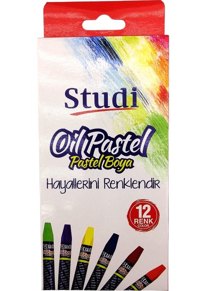 Oil Pastel Boya 12 Renk