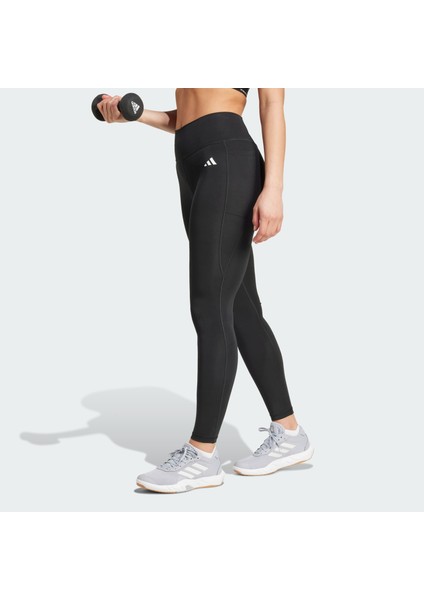 Adidas Performance IT2280 Optime Essentials Stash Pocket Full-Length Leggings