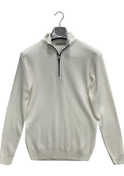 Baros Erkek Slim Fit Uzun Kol Dik Yaka Triko KAZAK-6982