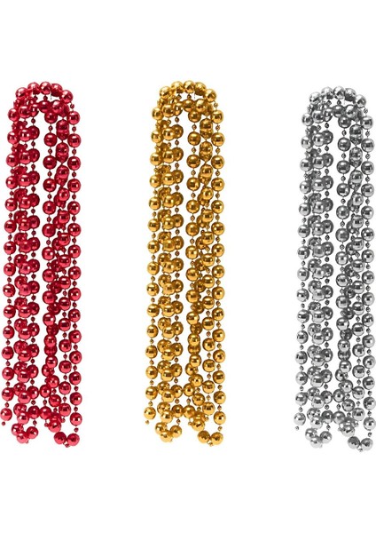 Premium 5 Metre 6mm Yılbaşı Zincir Süs Gold