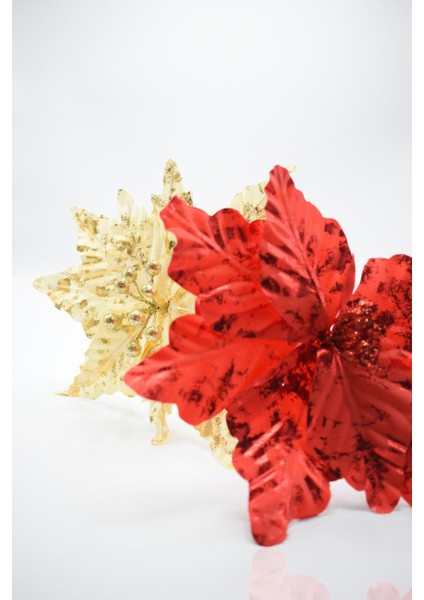 Premium 25*25 Cm Yılbaşı Süs Yapay Çiçek