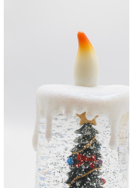 Premium Collection Dekoratif Işıklı Yılbaşı Süs Mum 24 Cm fırsatları
