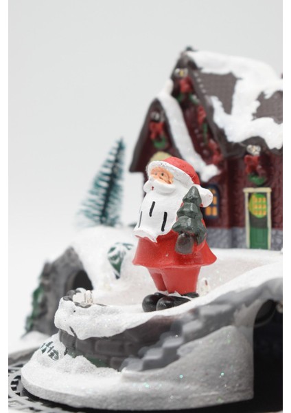 Premium Collection Dekoratif Işıklı Yılbaşı Süs Tren-Noel Baba fırsatları