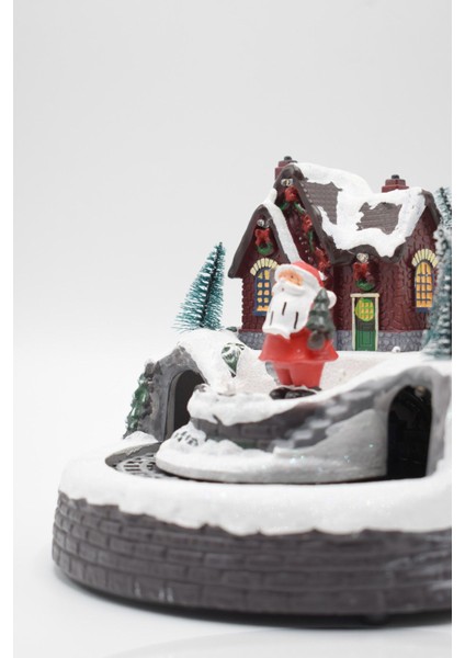 Premium Collection Dekoratif Işıklı Yılbaşı Süs Tren-Noel Baba indirimleri