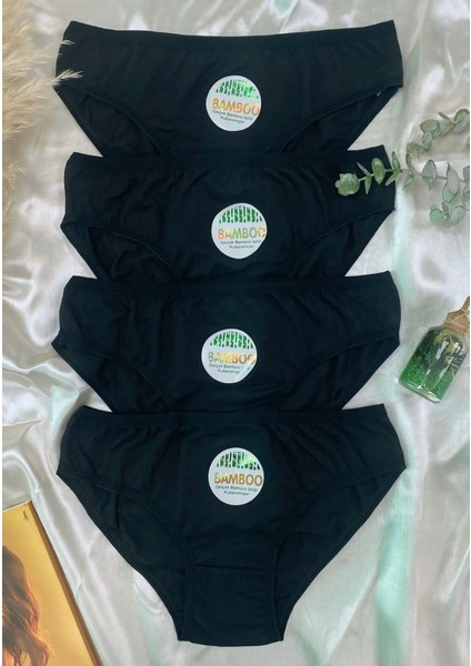 Kadın 4'lü Paket Bikini Bamboo Külot