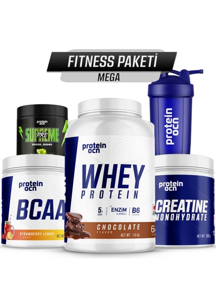 Fitness Paketi Mega - Çikolata Strawberry Lemon
