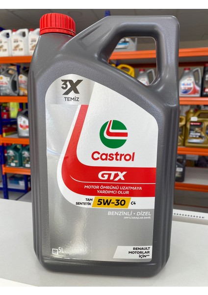 Gtx 5W-30 5Litre Motor Yağı (2024 Üretim)