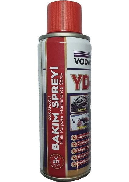 Yd-40 Çok Amaçlı Bakım Spreyi Pas Sökücü Temizleyici Yağlayıcı 200 ml fiyatları