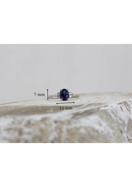 Tasarım Pırlanta Safir Yüzük PY07018 fırsatları