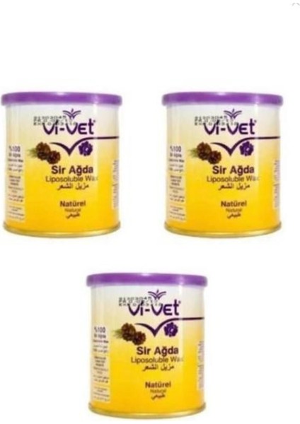 Sir Ağda Naturel 240 Ml. Teneke x 3 Adet