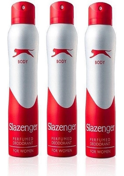 Deodorant Kırmızı Women 150 ml 3lü
